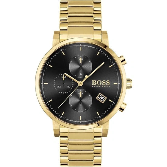 BOSS Hugo Stainless Steel Analog Black Dial Men's Watch