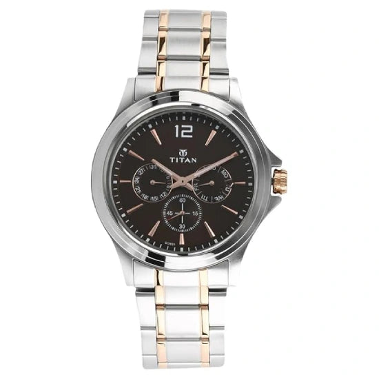 Titan Neo Analog Black Dial Men's Watch