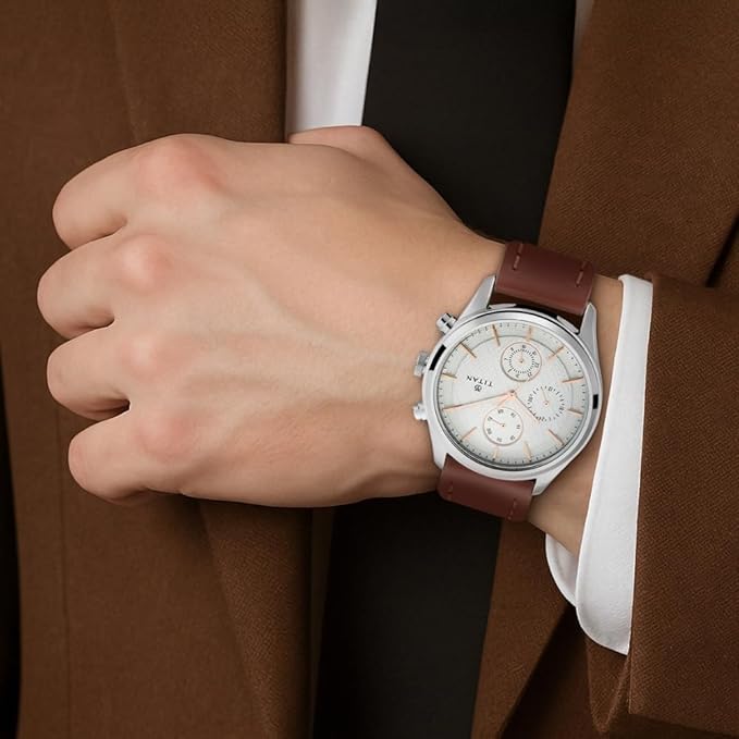 Titan Neo Iv Analog Silver Dial Men's Watch
