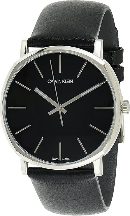 Calvin Klein Men's Quartz Watch, Analog Display And Leather Strap