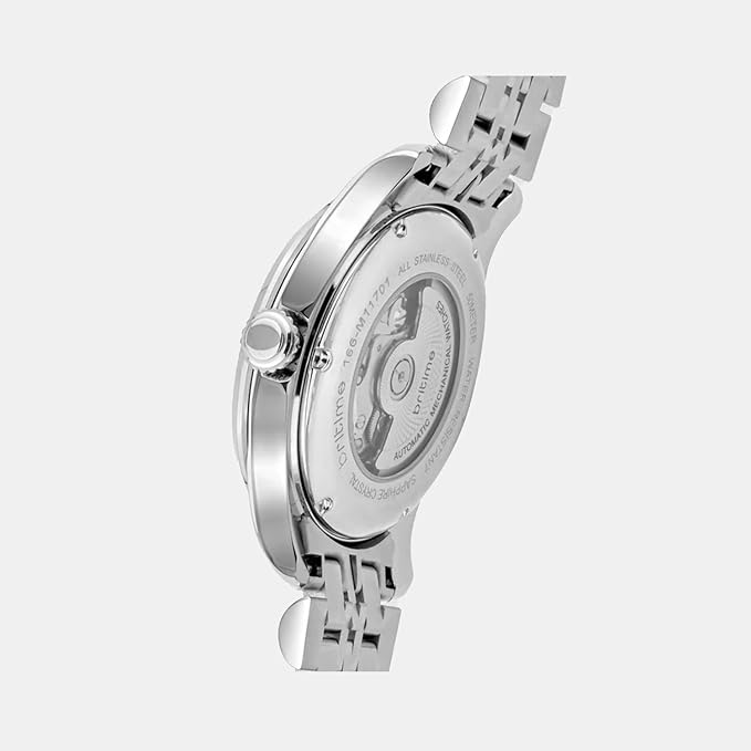 Men Automatic Sea Blue Dial Analog Metal Watch