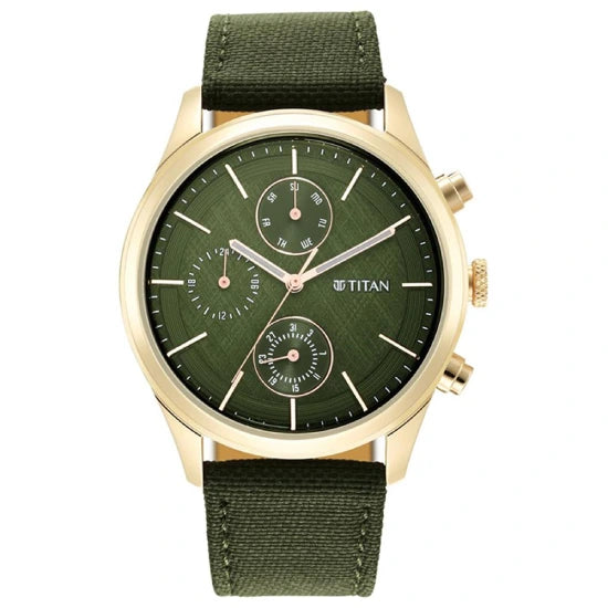 Titan Men NEO SPLASH Green Analog Watch