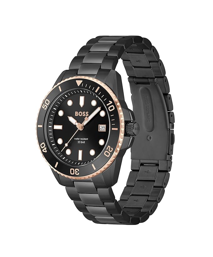 BOSS Ace Analog Black Dial Men's Watch