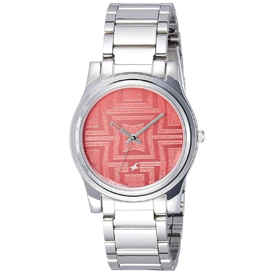Fastrack Analog Pink Dial Women's Watch