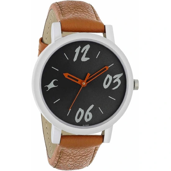 Fastrack Women's Quartz Watch with Analog Display and Leather Bracelet 68010SL06 Free Size