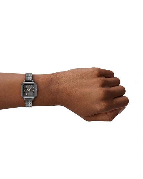 Armani Exchange Black Quartz Stainless Steel Watch