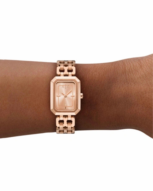 Armani Exchange Rose Gold Watch