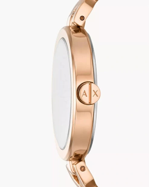 Armani Exchange Rose Gold Watch
