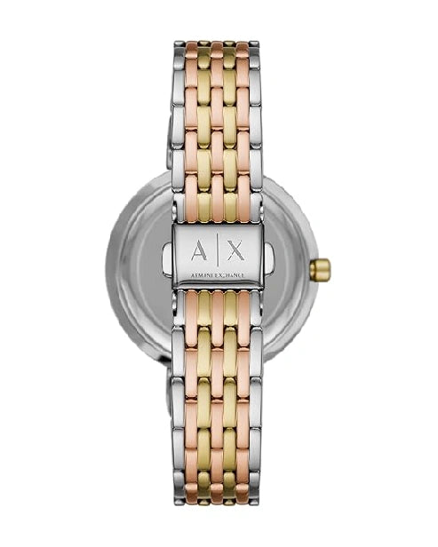 Armani Exchange Women's Watch, Three-Hand Watch for Women with Stainless Steel, Silicone or Leather Band