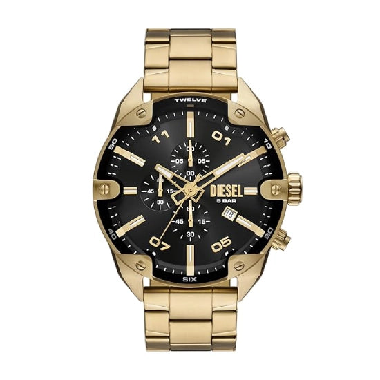 Diesel Spiked Gold Watch
