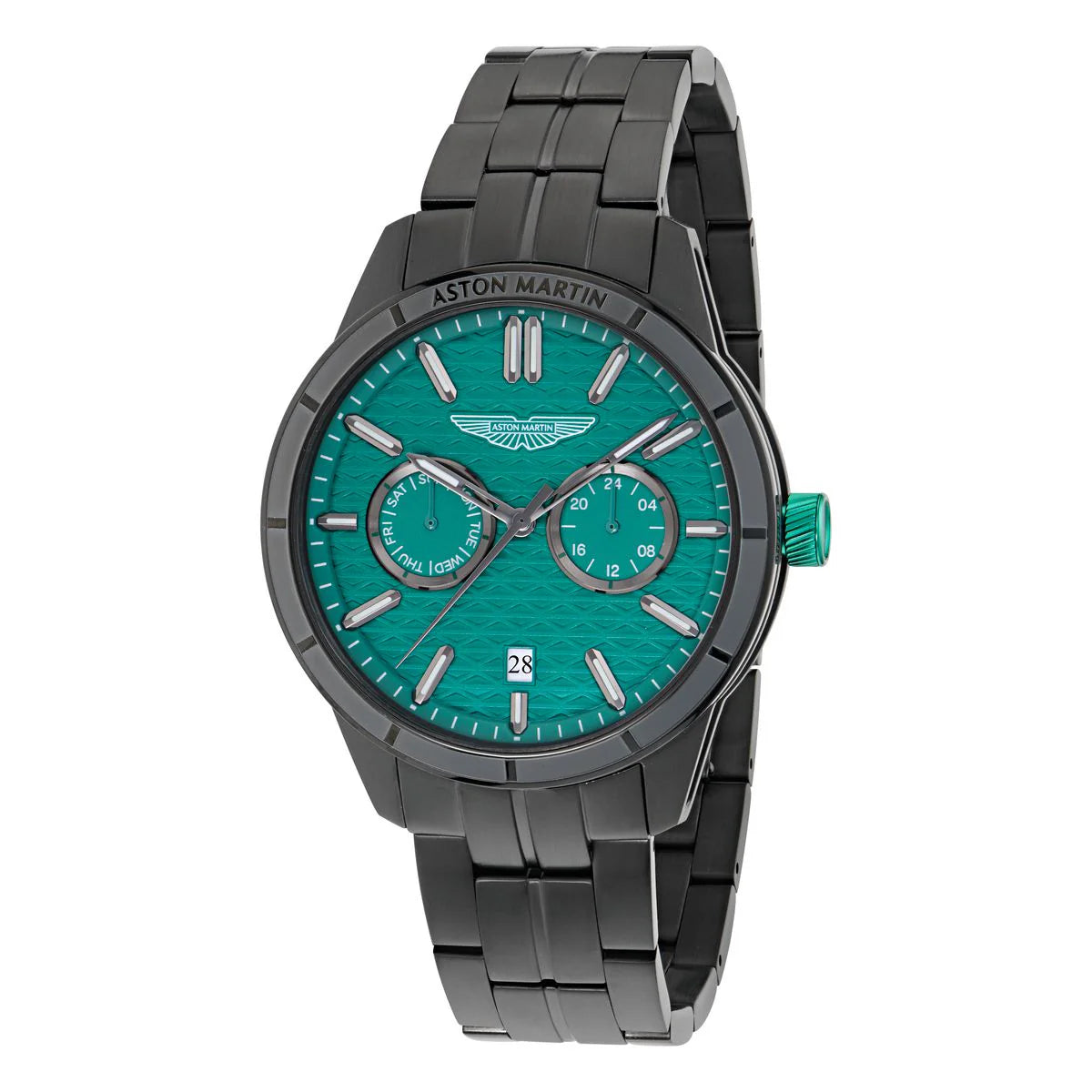 Aston Martin Round 42mm Green Dial Analog Men Watch