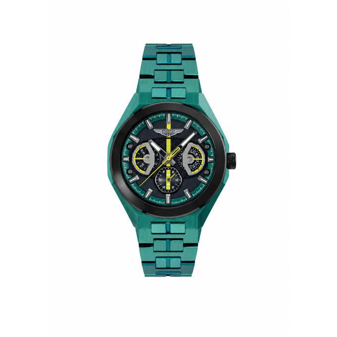 Aston Martin Round Black Dial Analog Men Watch