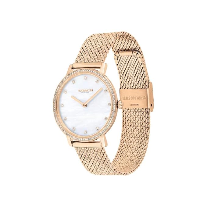Coach Analog White Dial Women's Watch