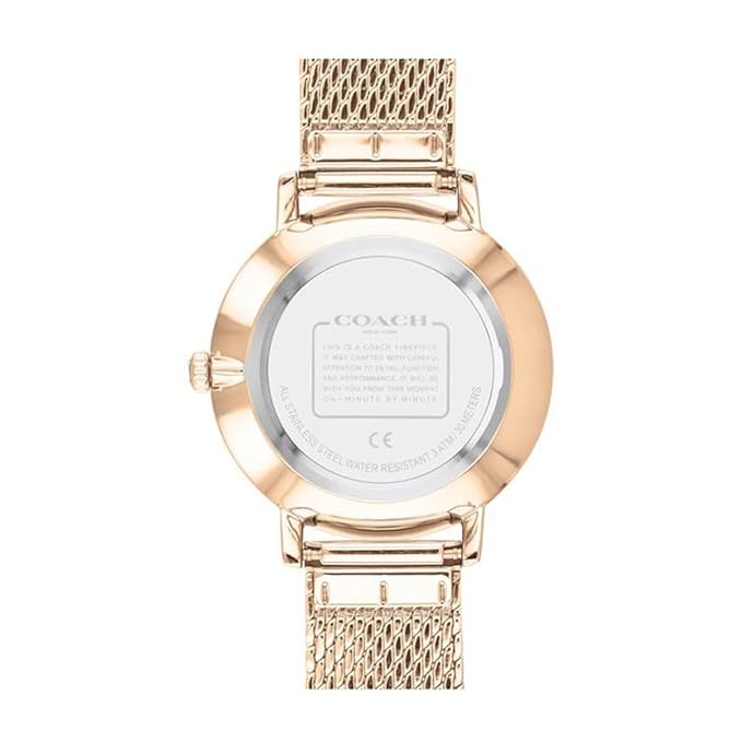Coach Analog White Dial Women's Watch