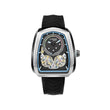 Aventus Men Automatic Black Dial Analog Silicone Watch