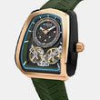 Aventus Men Automatic Green Dial Analog Silicone Watch