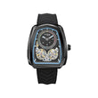 Aventus Men Automatic Black Dial Analog Silicone Watch
