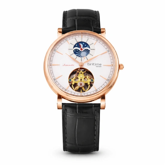 Jupiter Men Automatic Silver Dial Analog Leather Watch