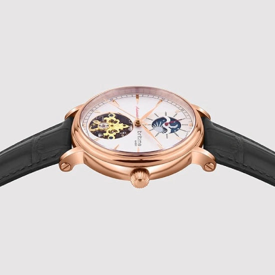 Jupiter Men Automatic Silver Dial Analog Leather Watch
