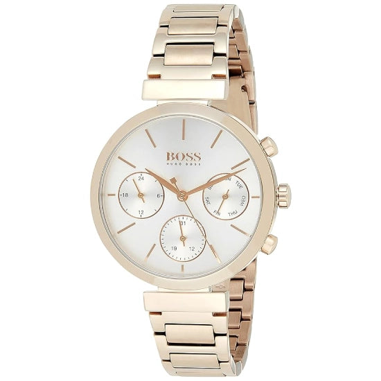 Boss Analog Silver Dial