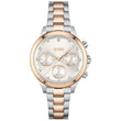 HUGO BOSS Hera Qtz Multifunction Silver White Round Dial Women's Watch|Two Tone Stainless Steel Material|Silver Color Band