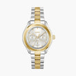 Lida Women Quartz Dual Tone Dial Multi-Function Stainless Steel Watch