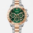 Novia - Le Women Quartz Green Dial Chronograph Stainless Steel Watch