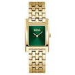 Lucy Qtm Women Quartz Green Dial Analog Stainless Steel Watch