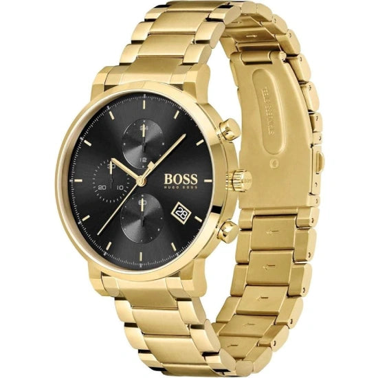 BOSS Hugo Stainless Steel Analog Black Dial Men's Watch