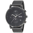 Hugo Boss Stainless Steel Montre Integrity Analog Black Dial Men Watch, Black Band