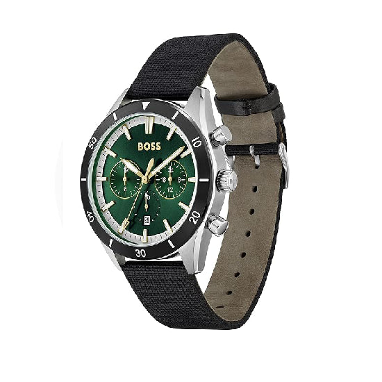 Hugo Boss Santiago Analog Green Dial Men's Watch