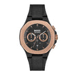 BOSS Taper Qtz Fashion Chrono Black Dial Men's Watch|Leather Material|Black Color Band