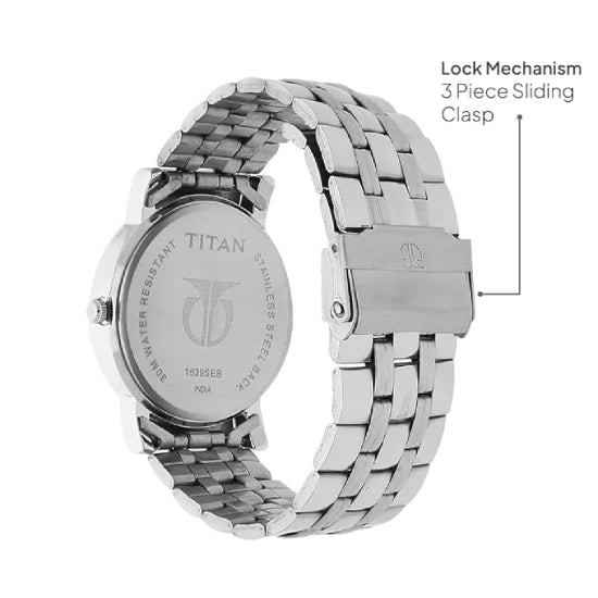 Titan Karishma Analog Black Dial Men's Watch