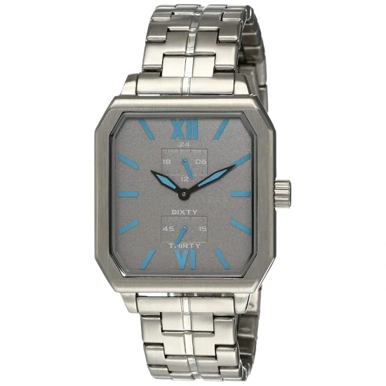 Titan Quartz Multifunction Grey Dial Stainless Steel Strap Watch for Men