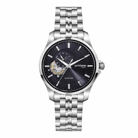 Men Automatic Blue Dial Analog Metal Watch