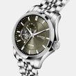 Men Automatic Green Dial Analog Stainless Steel Watch