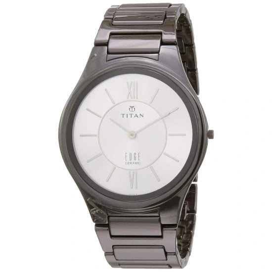 Titan Analog Silver Dial Men Watch