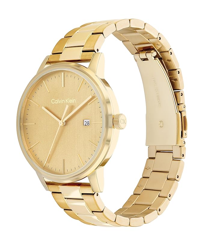 Calvin Klein Linked Analog Gold Dial Men's Watch
