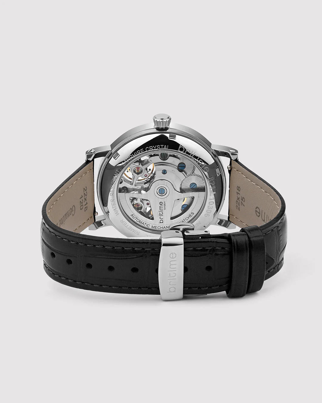 Britime London Lunaris Spiral Men's Watch, White