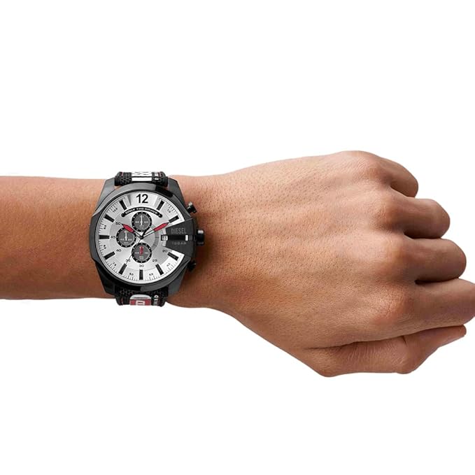 Diesel Mega Chief Chronograph Nylon Quartz Men's Watch