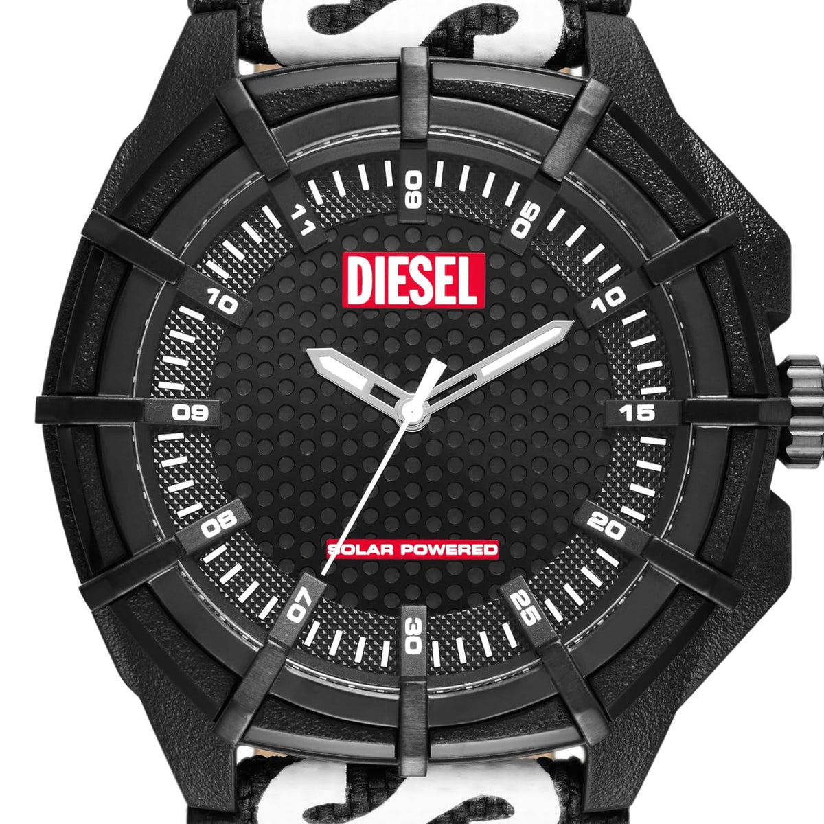 Diesel Plastic Analog Black Dial Men Watch