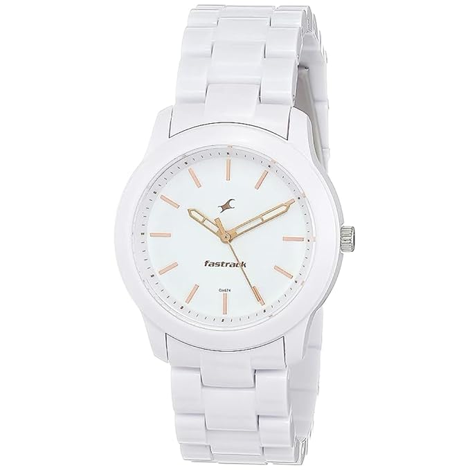 Fastrack Trendies Analog White Dial Women's Watch
