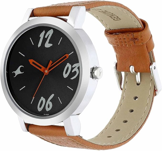 Fastrack Women's Quartz Watch with Analog Display and Leather Bracelet 68010SL06 Free Size
