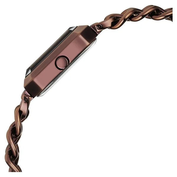 Titan Raga Showstopper Quartz Analog Brown Dial Metal Strap Watch For Women