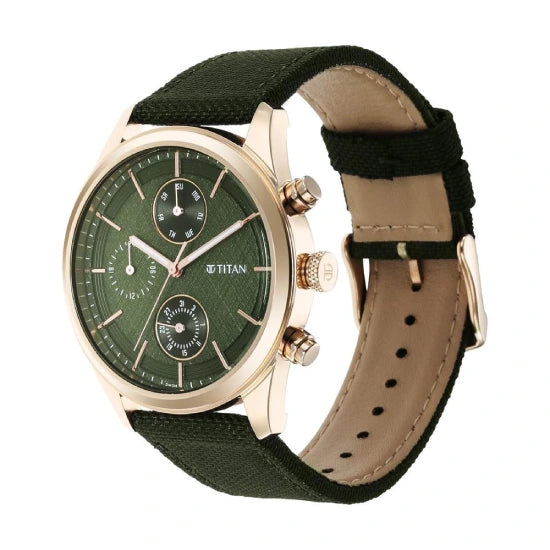 Titan Men NEO SPLASH Green Analog Watch