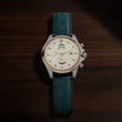Titan Maritime White Dial Chronograph Leather Strap Watch for Men