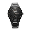 Titan Quartet Quartz Analog Black Dial Black Stainless Steel Strap Watch for Men