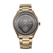 Titan Quartet Quartz Analog Grey Dial Brown Stainless Steel Strap Watch for Men
