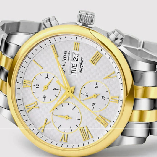 Imperion Men Automatic Silver Dial Analog Stainless Steel Watch