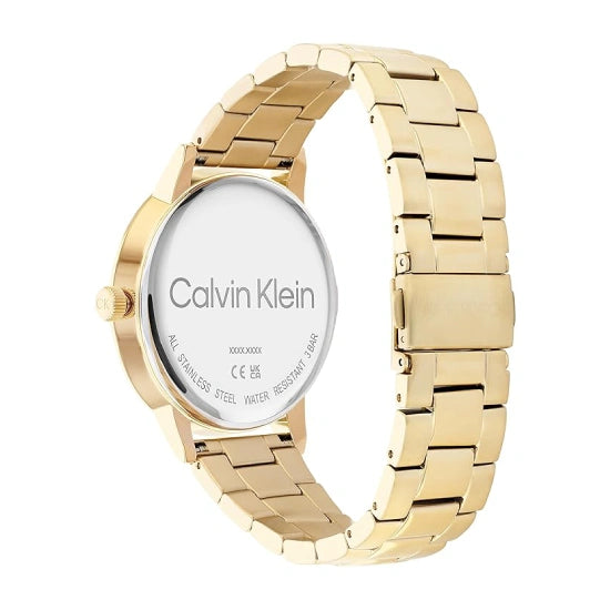 Calvin Klein Linked Analog Gold Dial Men's Watch
